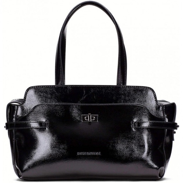 BORSA A MANO HISPANITAS BI243532 BLACK_C004 BORSA A MANO HISPANITAS BI243532 BLACK_C004