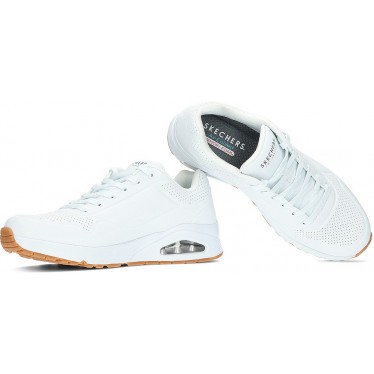 SPORTS SKECHERS UNO STAND ON AIR 52458 WHITE