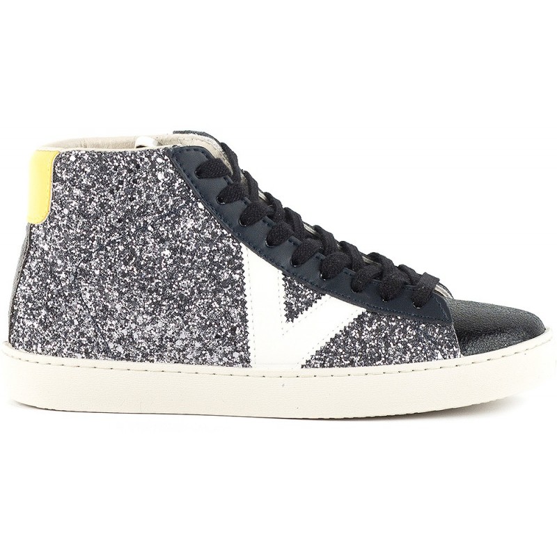Victoria 1126203 Stivaletti Berlin Glitter NEGRO