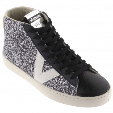 Victoria 1126203 Stivaletti Berlin Glitter NEGRO