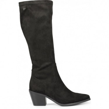 Stivali alti in velluto GIOSEPPO GALANTA 73210 NEGRO