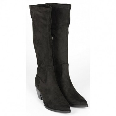 Stivali alti in velluto GIOSEPPO GALANTA 73210 NEGRO