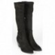 Stivali alti in velluto GIOSEPPO GALANTA 73210 NEGRO