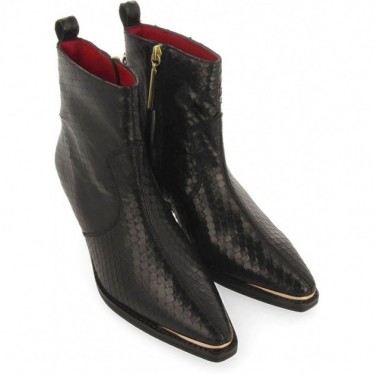GIOSEPPO SMIRNA stivaletto in pelle stile cowboy 73230 NEGRO