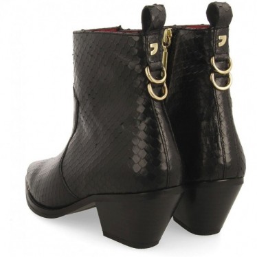 GIOSEPPO SMIRNA stivaletto in pelle stile cowboy 73230 NEGRO