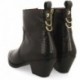 GIOSEPPO SMIRNA stivaletto in pelle stile cowboy 73230 NEGRO