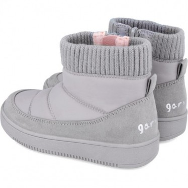 Stivaletti trapuntati per bambina GARVALIN 241350 GRIS_B156