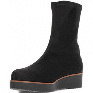 Stivale da donna by PEDRO MIRALLES 26425 in camoscio elasticizzato NEGRO