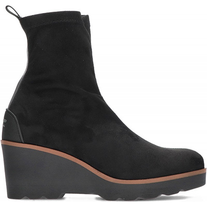 Stivale da donna PEDRO MIRALLES 26475 in camoscio elasticizzato NEGRO