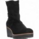 Stivale da donna PEDRO MIRALLES 26475 in camoscio elasticizzato NEGRO