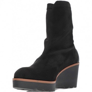 Stivale da donna PEDRO MIRALLES 26475 in camoscio elasticizzato NEGRO