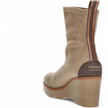 Stivale da donna PEDRO MIRALLES 26475 in camoscio elasticizzato TAUPE