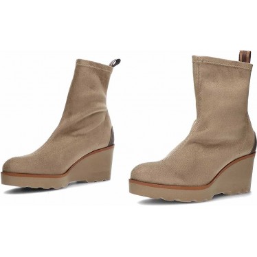 Stivale da donna PEDRO MIRALLES 26475 in camoscio elasticizzato TAUPE