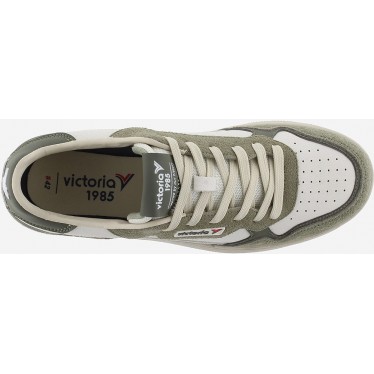 Scarpe da ginnastica VICTORIA C80 a blocchi di colore 8800120 KAKI