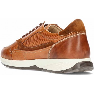 Sneakers da uomo con cerniera Pikolinos M2B-6263C1 Getafe BRANDY