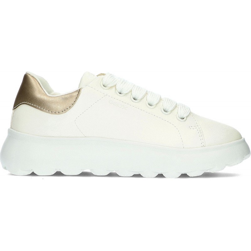 Scarpe sportive da bambina GEOX Puffypop J55MRA WHITE_PLATINUM