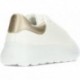 Scarpe sportive da bambina GEOX Puffypop J55MRA WHITE_PLATINUM