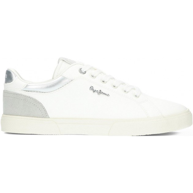 Sneakers da donna di PEPE JEANS modello Kenton court pls31588 SILVER