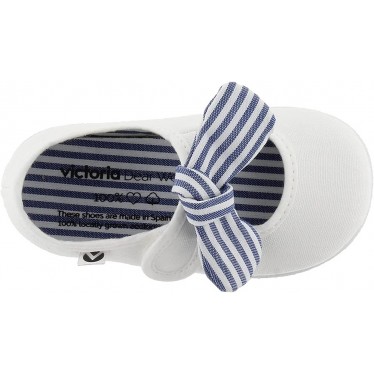 MERCEDITA VICTORIA OJALA 105110 FIOCCO A RIGHE BLANCO