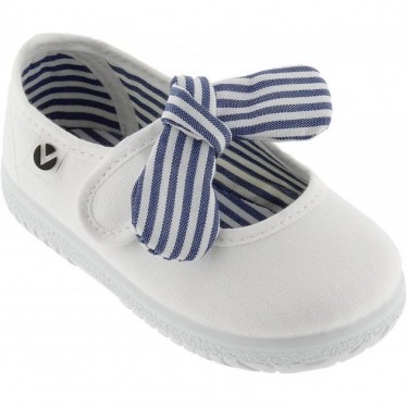 MERCEDITA VICTORIA OJALA 105110 FIOCCO A RIGHE BLANCO