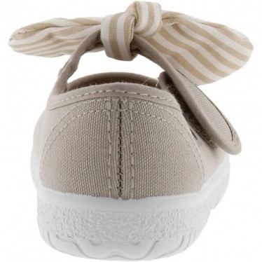 MERCEDITA VICTORIA OJALA 105110 FIOCCO A RIGHE BEIGE