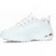 Skechers D Lites Fresh Start Sneakers da donna 11931 WHITE_ROSE_GOLD