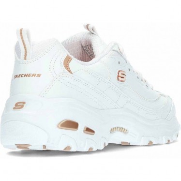 Skechers D Lites Fresh Start Sneakers da donna 11931 WHITE_ROSE_GOLD