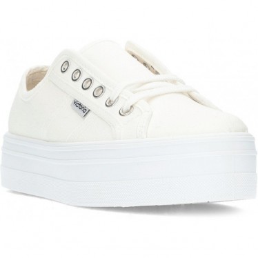 SNEAKERS VICTORIA TELA DA DONNA 109200 BLANCO