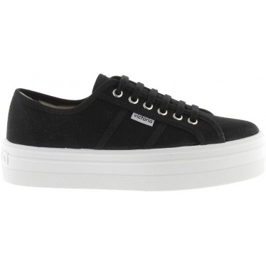 SNEAKERS VICTORIA TELA DA DONNA 109200 NEGRO