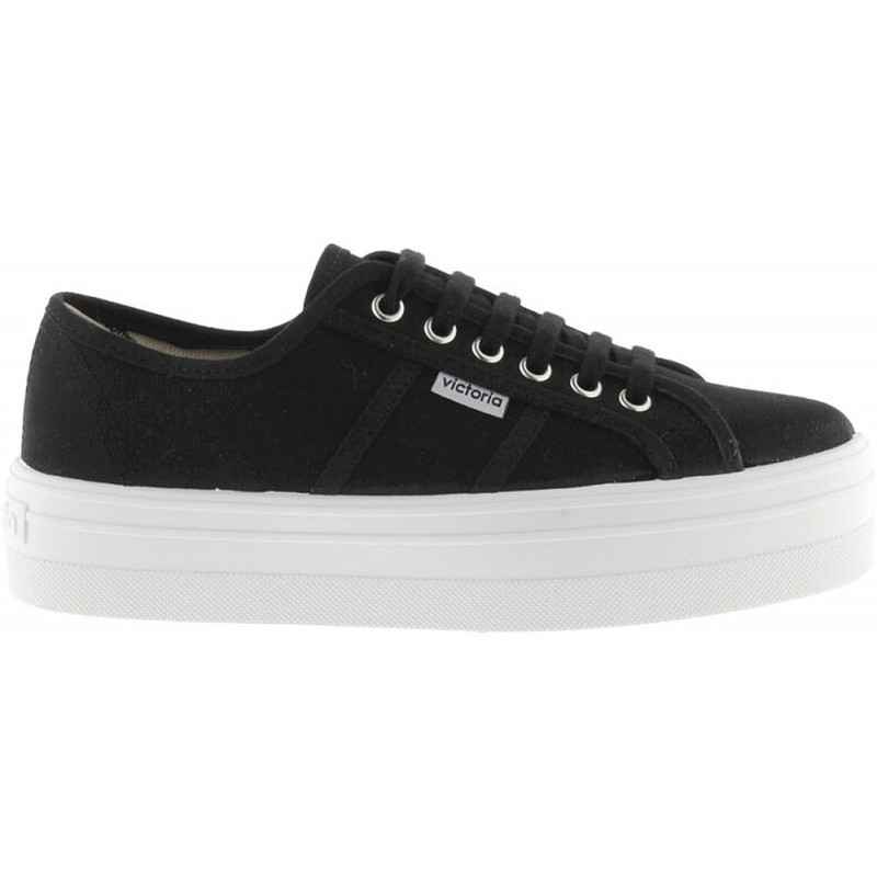 SNEAKERS VICTORIA TELA DA DONNA 109200 NEGRO