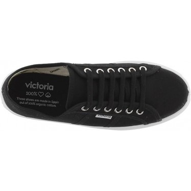 SNEAKERS VICTORIA TELA DA DONNA 109200 NEGRO