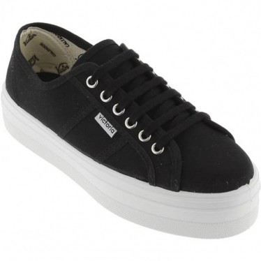 SNEAKERS VICTORIA TELA DA DONNA 109200 NEGRO
