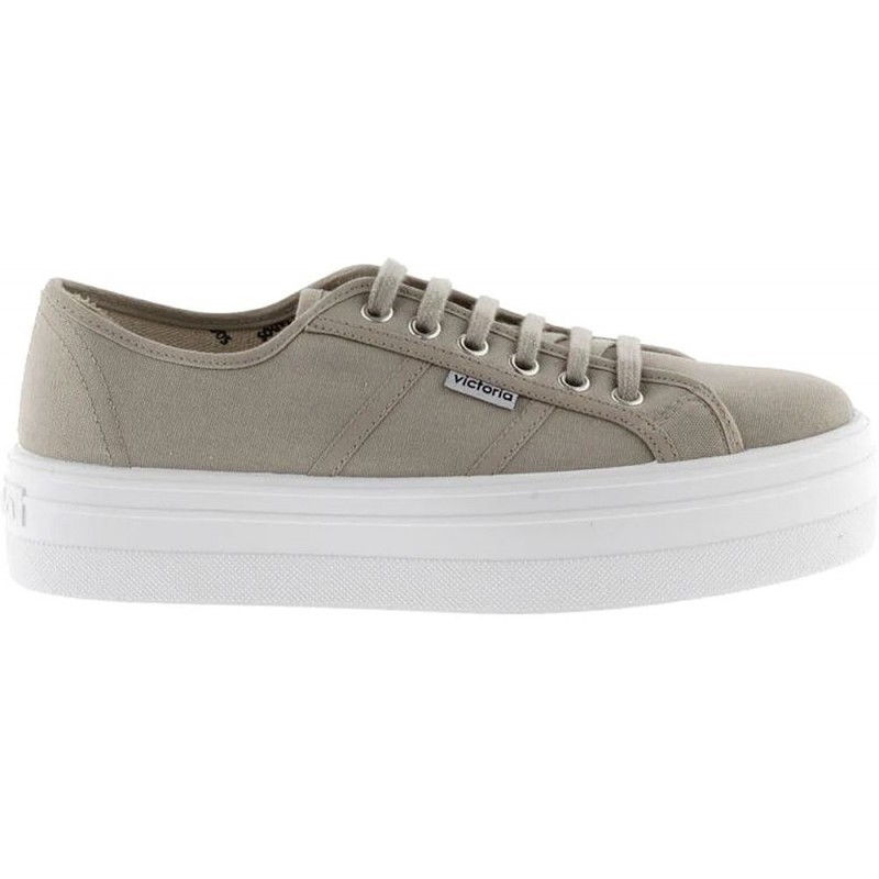 SNEAKERS VICTORIA TELA DA DONNA 109200 BEIGE