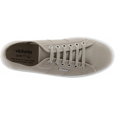SNEAKERS VICTORIA TELA DA DONNA 109200 BEIGE