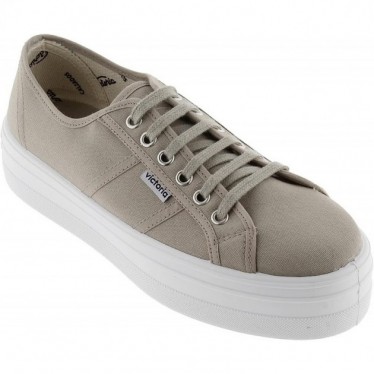 SNEAKERS VICTORIA TELA DA DONNA 109200 BEIGE