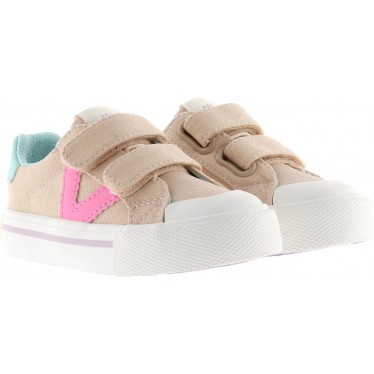 Victoria 1065195 Tribu Canvas Sneakers da bambina ROSA