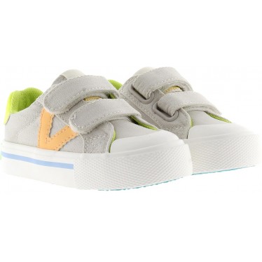Victoria 1065195 Tribu Canvas Sneakers per ragazzi BEIGE