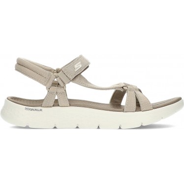 SKECHERS SANDALI GO WALK FLEX 141451 TAUPE