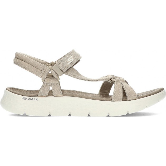 SKECHERS SANDALI GO WALK FLEX 141451 TAUPE SKECHERS SANDALI GO WALK FLEX 141451 TAUPE