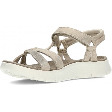 SKECHERS SANDALI GO WALK FLEX 141451 TAUPE