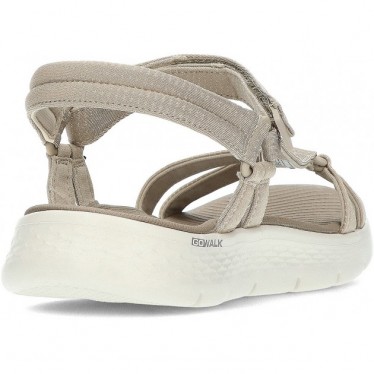 SKECHERS SANDALI GO WALK FLEX 141451 TAUPE