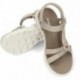 SKECHERS SANDALI GO WALK FLEX 141451 TAUPE
