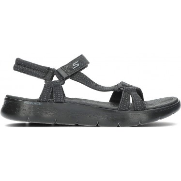 SKECHERS SANDALI GO WALK FLEX 141451 BLACK