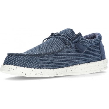 SCARPE IN RETE SPORTIVA DUDE WALLY 40403 NAVY