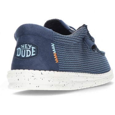 SCARPE IN RETE SPORTIVA DUDE WALLY 40403 NAVY