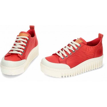 Sneakers con plateau ART Brighton 1534 RED