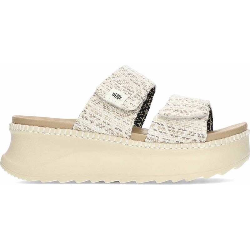 Sandali da donna HEYDUDE Delray Slide Surf Baja 43210 TAN_MULTI
