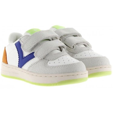 Victoria 1124124 Scarpe sportive da uomo in pelle scamosciata screpolata AZUL
