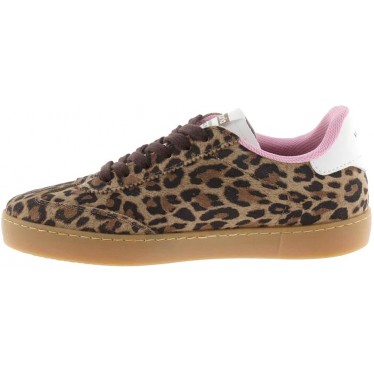 Victoria 1126205 Scarpa sportiva da donna in pelle scamosciata stampata LEOPARDO
