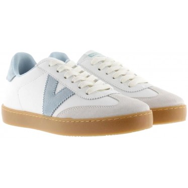 VICTORIA Berlin Cliclista Sneakers da donna 1126206 CELESTE